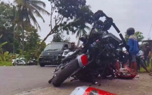 Tabrakan Maut Harley-Davidson dan Yamaha Jupiter MX di Kulonprogo Yogyakarta, 1 Korban Meninggal Dunia