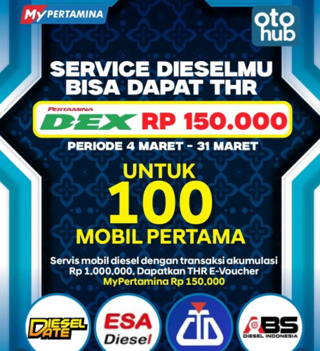 Servis Mobil Diesel Buat Lebaran, Bisa Dapatkan E-Voucher BBM