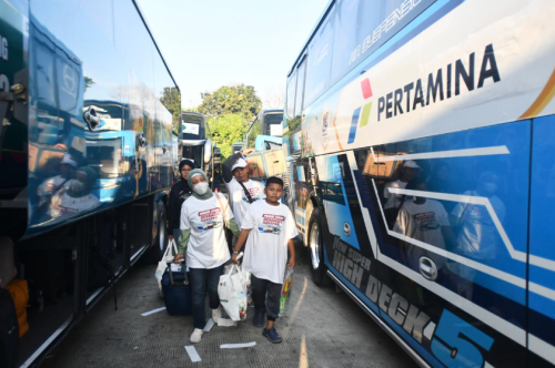 Pertamina Antar Ribuan Warga Pulang Kampung Melalui Mudik Bareng Pertamina 2026