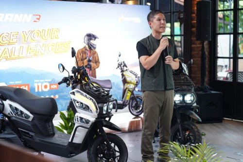 Motor Listrik Tyranno Meluncur di Bandung, Cek Harganya