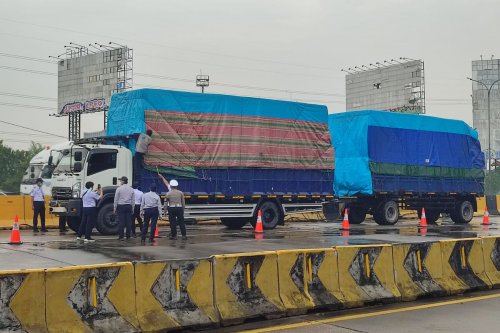 Sosialisasi Penanganan Truk ODOL oleh Kemenhub dan Polri