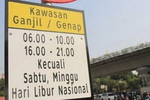 Ingat, Ganjil Genap Jakarta Ditiadakan Hari Ini