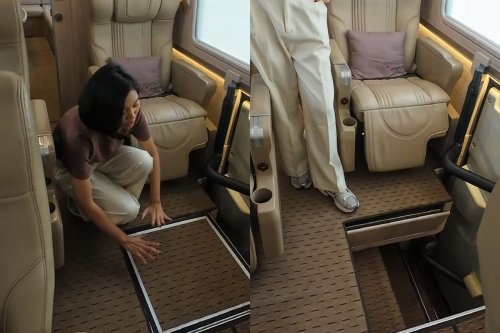 Bus Terbaru White Horse Punya Penutup Tangga Otomatis