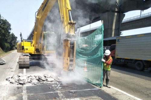 Waspada Macet, Ada Perbaikan Tol Jakarta-Cikampek sampai Minggu Depan