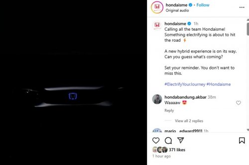 Honda Rilis Teaser Mobil Baru, Civic Hybrid?