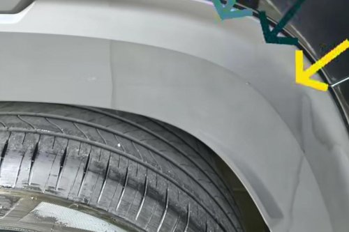 Viral Over Fender Mitsubishi Destinator Belang Ketumpahan Bensin