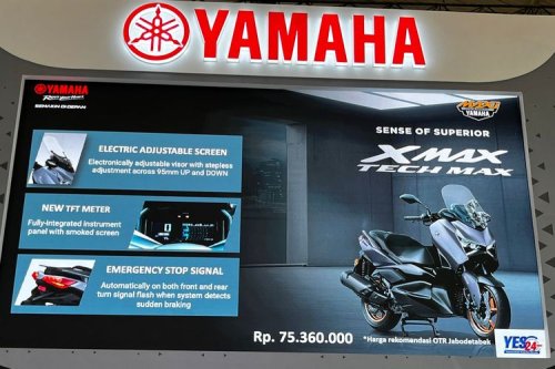 Yamaha Xmax Tech Max Meluncur, Harga Tembus Rp 75 Juta