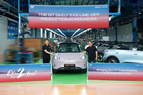 Geely Mulai Rakit Lokal Mobil Listrik EX2