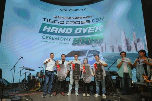 Chery Serahkan 1.000 Unit Tiggo Cross CSH ke Konsumen