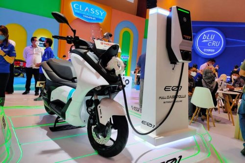Meluncur di India, Kapan Yamaha Aerox Listrik Dijual di Indonesia?