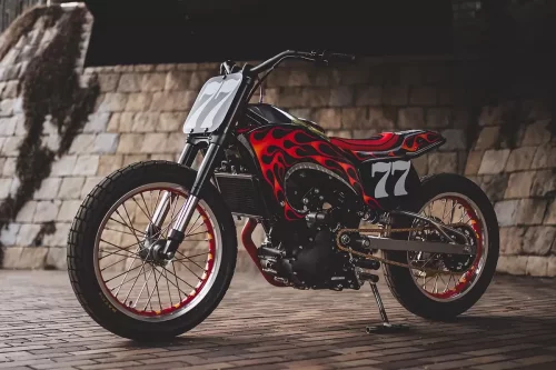 Modifikasi Guerrilla 450: Flat Tracker Gahar