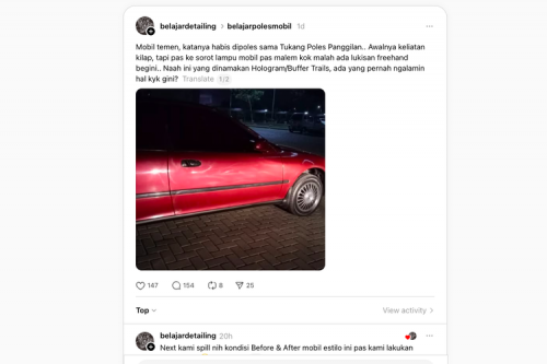 Cat Mobil Malah Belang Setelah Dipoles, Begini Penjelasan Ahli