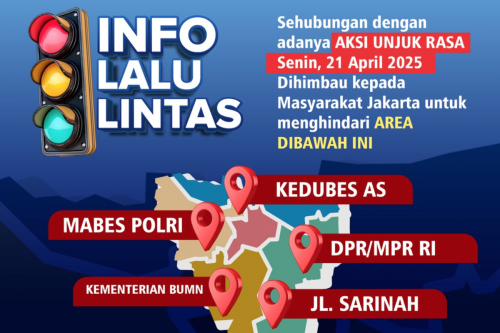 Ada Demo, Polisi Minta Pengendara Hindari Lima Titik di Jakarta