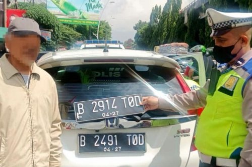 Polisi Incar Pelat Nomor Palsu Saat Operasi Keselamatan Jaya