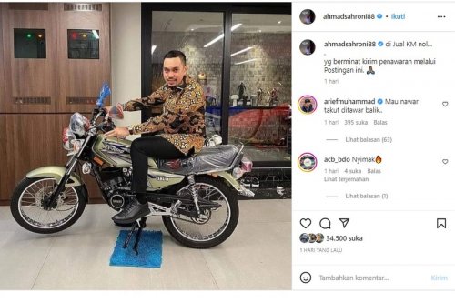 Intip Koleksi Mobil dan Motor Milik Ahmad Sahroni