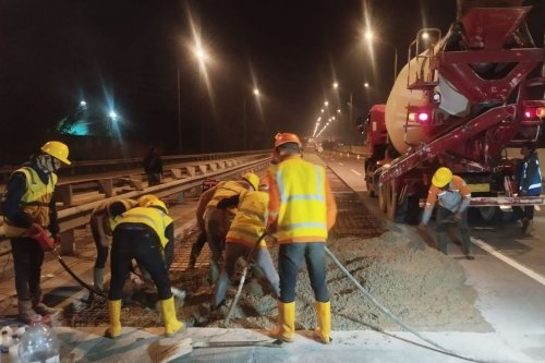 Perbaikan di Tol Cipularang Arah Jakarta, Ini Titik Pekerjaannya