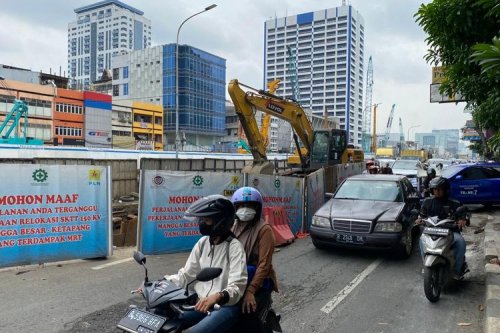 Proyek MRT Jakarta Fase 2, Rekayasa Lalin Berlaku di Tiga Titik Utama