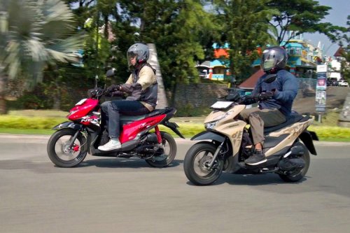 Adu Teknologi dan Fitur Honda BeAT Street dan Suzuki Nex Crossover