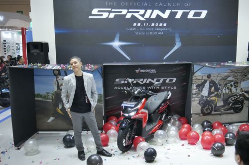 Motor Listrik Sprinto Meluncur di GJAW 2025