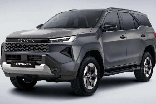Rendering Wajah dan Desain Toyota Fortuner 2026