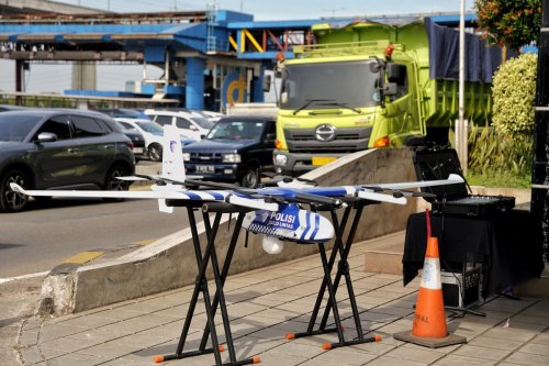 Korlantas Perkuat Pengawasan Mudik dengan Teknologi Drone