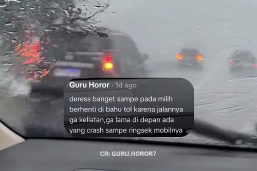 Jangan Berhenti di Bahu Jalan Tol Sambil Nyalakan Hazard Saat Hujan