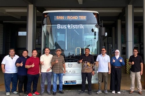 Bus Listrik PO SAN Segera Beroperasi
