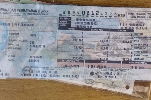 Aturan Kendaraan Terblokir Kena Pajak Progresif Tertinggi Tak Berlaku di Jateng