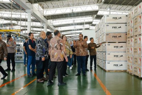 Produksi Motor TVS di Indonesia Tembus 1 Juta Unit