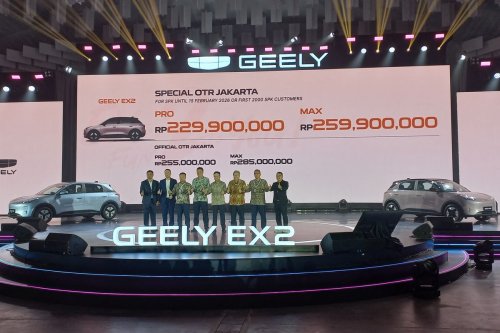Geely Umumkan Harga Resmi EX2, Dibanderol mulai Rp 229,9 Juta