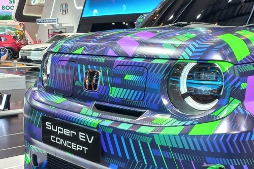 Pertama Kali Hadir di Asia, Honda Super EV Concept Tebar Pesona