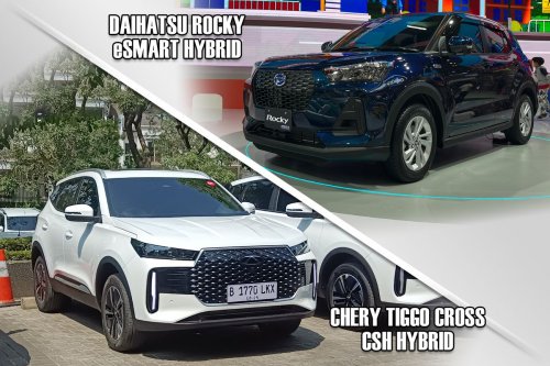 Adu Fitur ADAS Rocky e-Smart Hybrid dan Tiggo Cross CSH Hybrid?