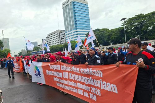 Demo Buruh Hari Ini, Mobil Baru di IIMS 2026