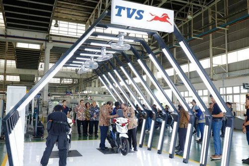 Produksi Motor TVS di Indonesia Tembus 1 Juta Unit