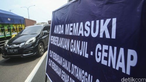 Ganjil Genap Tak Berlaku Hari Ini
