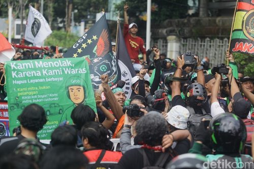 50.000 Ojol Demo Besar Hari Ini, Aplikasi Dimatikan