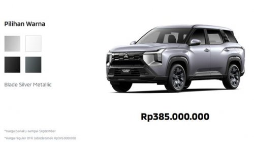 Daftar Harga Mitsubishi Destinator, Paling Murah Segini