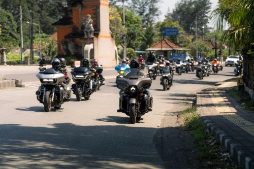 Ratusan Bikers Harley Touring hingga Bali, Sebut Tanpa Strobo-Sirene dan Patwal