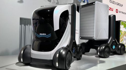 Isuzu Pamer Ragam Teknologi Masa Depan: Mesin Multifuel-Bus Tanpa Sopir