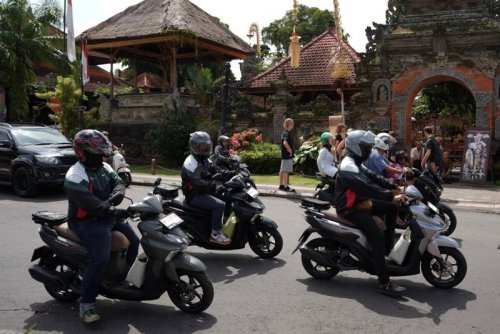 Cerita Rombongan Touring GEAR ULTIMA Jajal Medan Pegunungan Kintamani