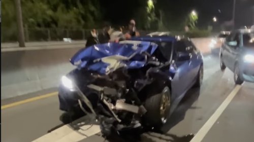 Kebut-kebutan di Tol JORR, Endingnya Pajero Sport-BMW Ringsek!