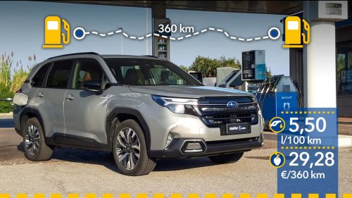 Subaru Forester mild hybrid (2025), prueba de consumo real