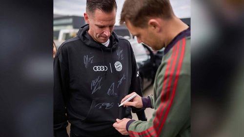 Audi übergibt dem FC Bayern neue Dienstwagen