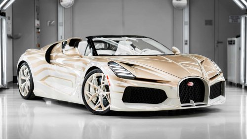 Bugatti W16 Mistral « La Perle Rare » : une touche de café au lait