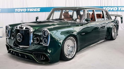 Destrozo estilístico, tecnología moderna: este increíble Mercedes 600 esconde un deportivo de 802 CV