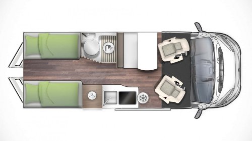 Forster Van 636 EBL Vibe (2025), una camper con sorpresa