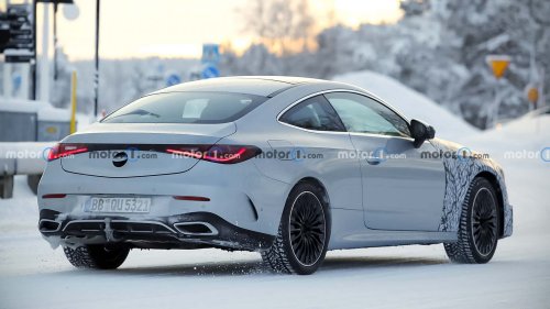 Mercedes CLE Coupé (2027) als Erlkönig erwischt: Dezentes Facelift