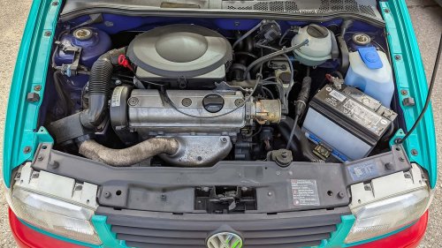 VW Polo Harlekin (1995) im Fahrbericht: Bunte Republik Deutschland