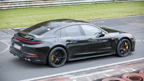 Porsche Panamera Turbo GT erstmals als Erlkönig erwischt