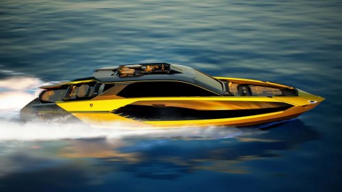 Lamborghini a un nouveau yacht qui ressemble à une supercar